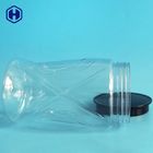 Leak Proof Clear 1000ML PET Packaging Food Jar شکل جام جهانی