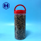 قوطی PET مواد غذایی قابل تهیه بوی بلند شیشه پلاستیکی ضد آب برای شکلات های ماکارونی
