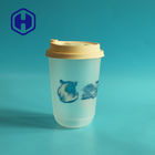 IML PP سفارشی چاپ U شکل شیر حباب فنجان چای پلاستیکی برای آب قهوه سرد