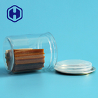 قوطی های پلاستیکی شفاف 250 میلی لیتری 209# با بسته بندی پودر بادام زمینی با درب آسان آلومینیومی