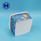 جعبه بسته بندی 3.2 لیتری پنیر پلاستیکی و کراکر کریسمس با برچسب سفارشی دسته