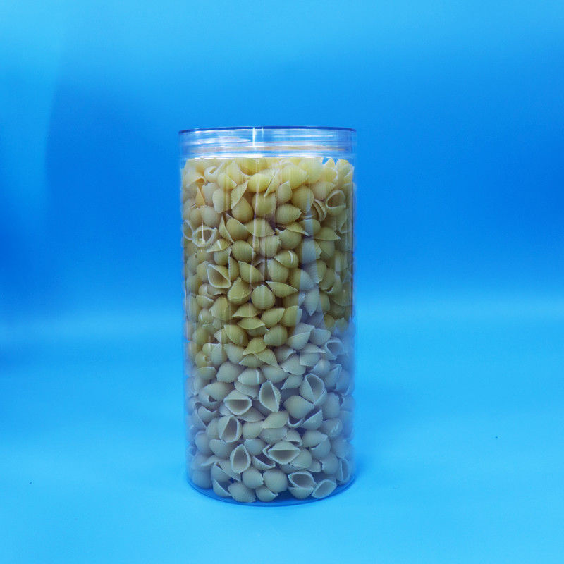 مواد غذایی شفاف بطری PET گرد پلاستیکی شیرینی کوکی بطری مواد غذایی پیچ کلاه شفاف