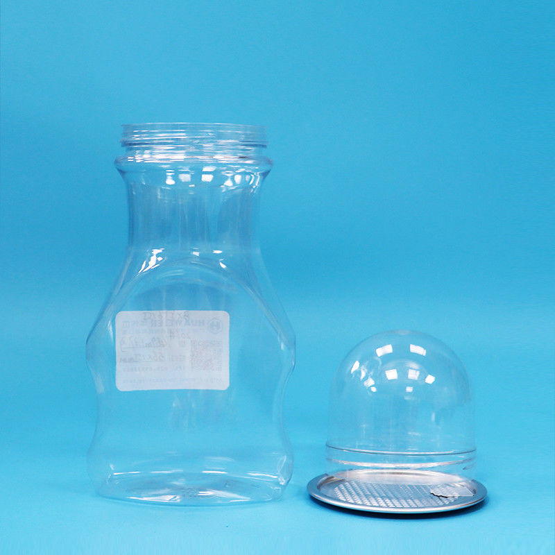 طراحي شکل جديد غذاهاي کودک آب نبات سخت پیچ بند شفاف پلاستیک PET آبدان درجه غذایی
