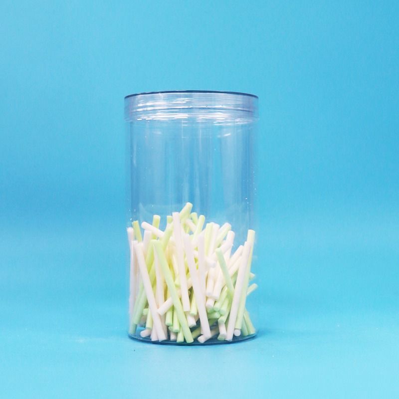 شیشه پلاستیکی شفاف با درپوش پیچی بدون BPA برای آب نبات، کوکی، آجیل