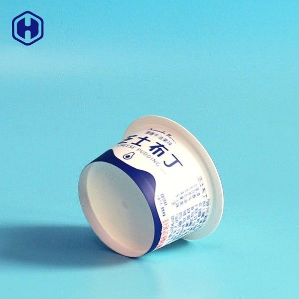 بسته بندی پودینگ پودینگ جام IML خالی دور IML نازک با اندازه کوچک 3OZ 90ML