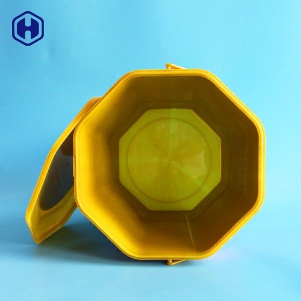 ظروف بیسکویت پلاستیکی Octagon Shape IM96 1.96 Gallon 8.25L