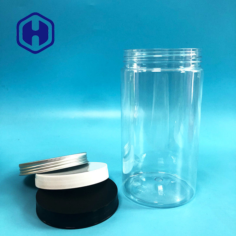 دانه های قهوه بادام پاپ ذرت شیشه پلاستیکی ضد درز با درپوش پیچ