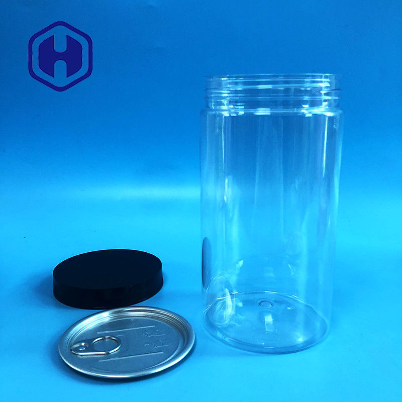 دانه های قهوه بادام پاپ ذرت شیشه پلاستیکی ضد درز با درپوش پیچ