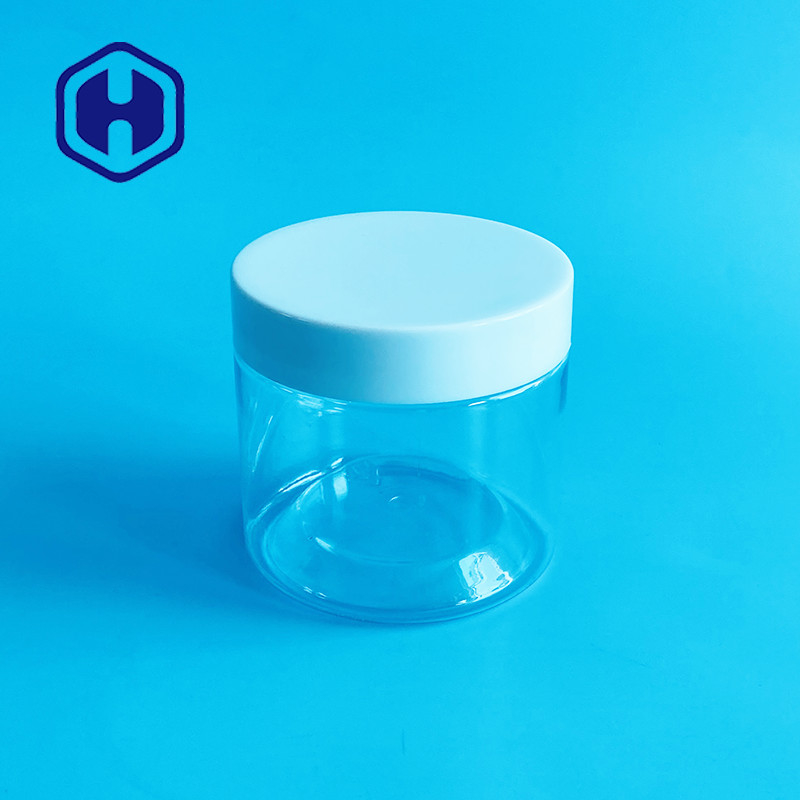 180 میلی لیتر 6 اونس Clear Plastic Cosmetic Jars کرم مراقبت از پوست ماسک صورت ژل اسکراب ذخیره سازی