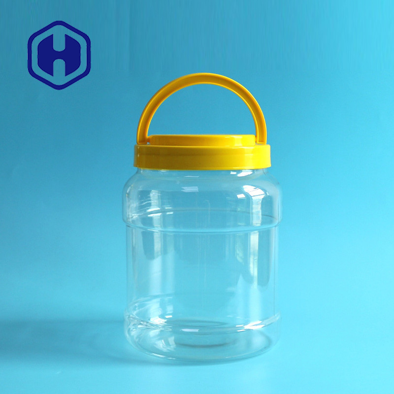 آب نبات ترشی دهان گشاد شیشه های پلاستیکی بزرگ با درب 80.5 اونس درجه غذایی بدون Bpa