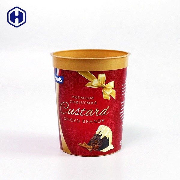 استفاده از فریزر فنجان بستنی یکبار مصرف IML Cup تزئینی تجاری