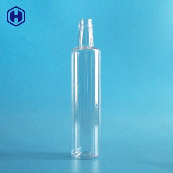 بطری پلاستیکی قابل بازیافت شفاف 500 میلی لیتری 16OZ بسته بندی مایع نوشیدنی