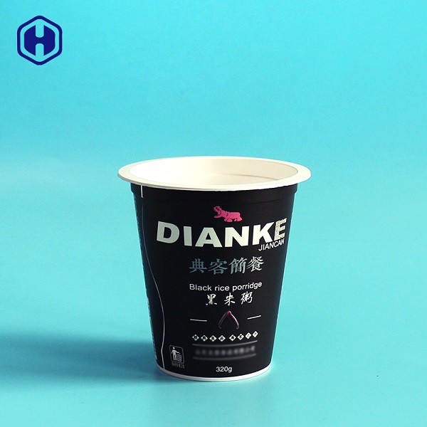 فنجان ماست قابل کمپوست قابل پخش در پایین مربع برای مواد غذایی منجمد یخ زده