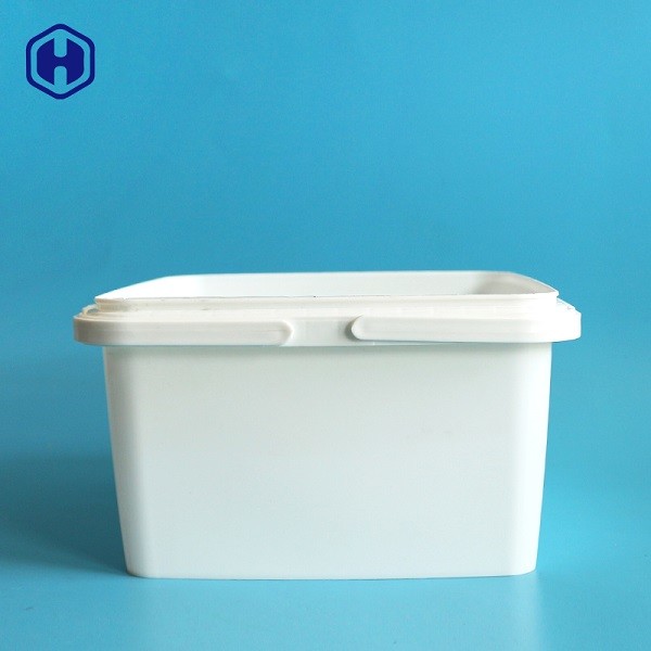 ظروف نگهدارنده مواد غذایی پلاستیکی ظروف پلاستیکی 3.2 لیتری IML سفارشی
