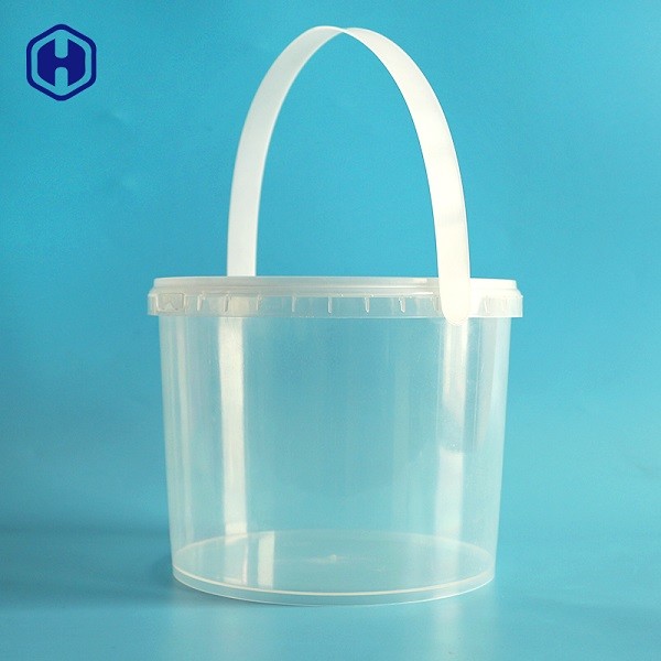 ظروف پلاستیکی بازیافت شده سطل 3L IML سطل پاک کنید