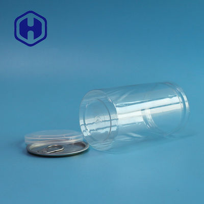 410 میلی‌لیتر 211# قوطی پلاستیکی خالی و شفاف برای حیوانات خانگی برای جلوگیری از نشت غذا