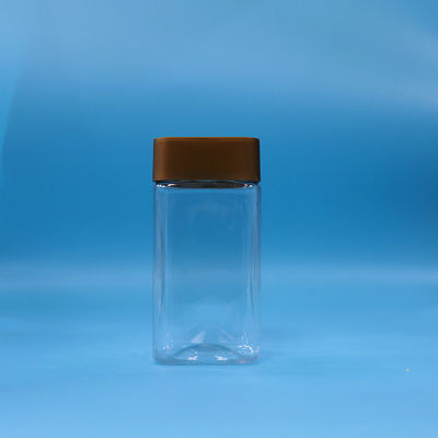 کیفیت مواد غذایی کوکی های شفاف شیرینی مواد غذایی کودک مربع PET بطری های ذخیره سازی پلاستیکی