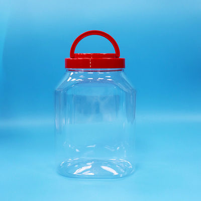 بطری پلاستیکی شفاف PET با دهان گسترده برای مواد غذایی نودل بسکتبال بسته بندی آب نبات