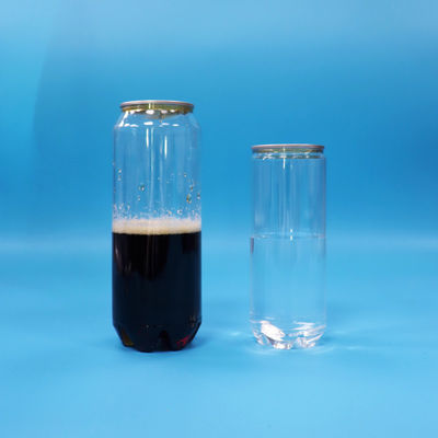 بسته بندی شده خالی شفاف PET نوشابه سودایی می تواند به راحتی باز آلومینیوم کاپ 500ml 330ml