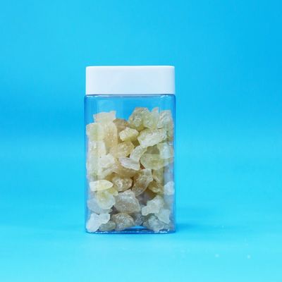 BPA Free Square Airless White Screw Lid Clear PET Plastic Storage Snack Candy Jar (پلی استایل بی پلاستیک برای ذخیره سازی اسنک و شیرینی)