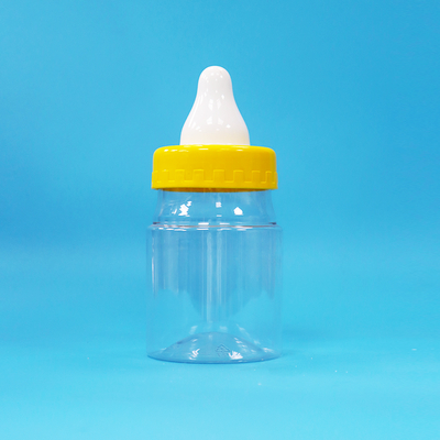 BPA Free Screw Cap شفاف PET پلاستیکی قوطی مهر و موم شده برای مواد غذایی شیرینی کوکی آجیل