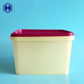 سطل های مواد غذایی سطح مواد غذایی مایکروسافت PP IML 2800ML 94OZ بازیافت شده