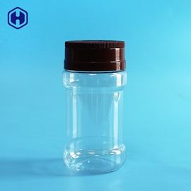 شیشه ادویه پلاستیکی شفاف با روتاری بالای روتاری سه سوراخ