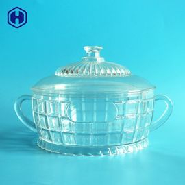 45 اونس هدیه تولد شیشه های پلاستیکی نگهداری مواد غذایی ظرف سیلندر شفاف شفاف