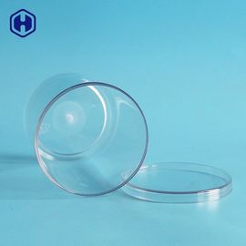 بسته بندی گرد مواد غذایی ظروف پلاستیکی شیشه سیلندر پلاستیکی PET شفاف