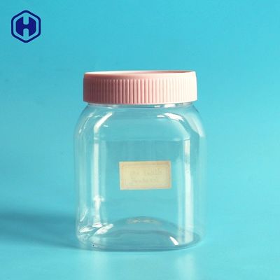 شیشه پلاستیکی ضد نشت 360ML برای بسته بندی شکلات کره بادام زمینی