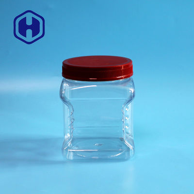 1450 میلی لیتر Pinch Grip PET قوطی غذا برای آجیل اسنک سر پیچ