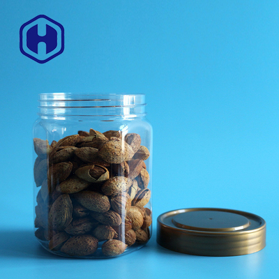 بسته بندی آجیل شیشه شش گوش پلاستیکی شفاف 660 میلی لیتری PET