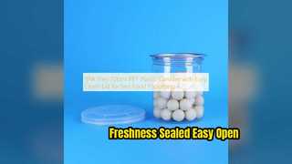 قوطی PET 220 میلی لیتری برای بسته بندی غذاهای دریایی و آب نبات