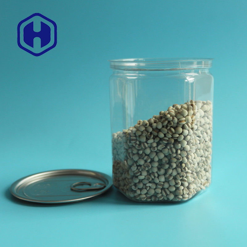 قوطی پلاستیکی خالی شش ضلعی 520 میلی لیتری بدون پت بدون PET برای بسته بندی مواد غذایی