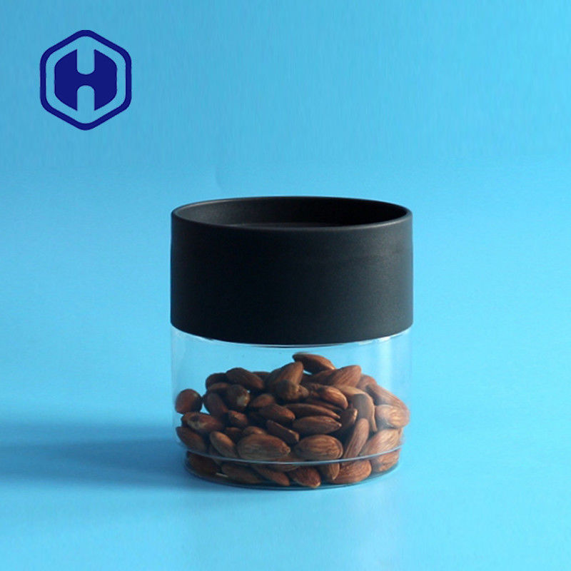 ظرف بسته بندی پلاستیکی سفارشی 13 اونس قلع بیضی شکل تخت ظروف نگهداری پت برای میوه خشک