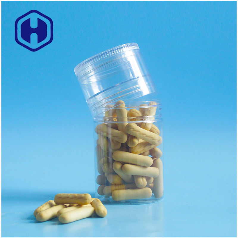 ظرف پلاستیکی 240 میلی‌لیتری پت H92 میلی‌متری 2 لایه درب پیچی خمیر میله‌های مربا بیسکویت خالی