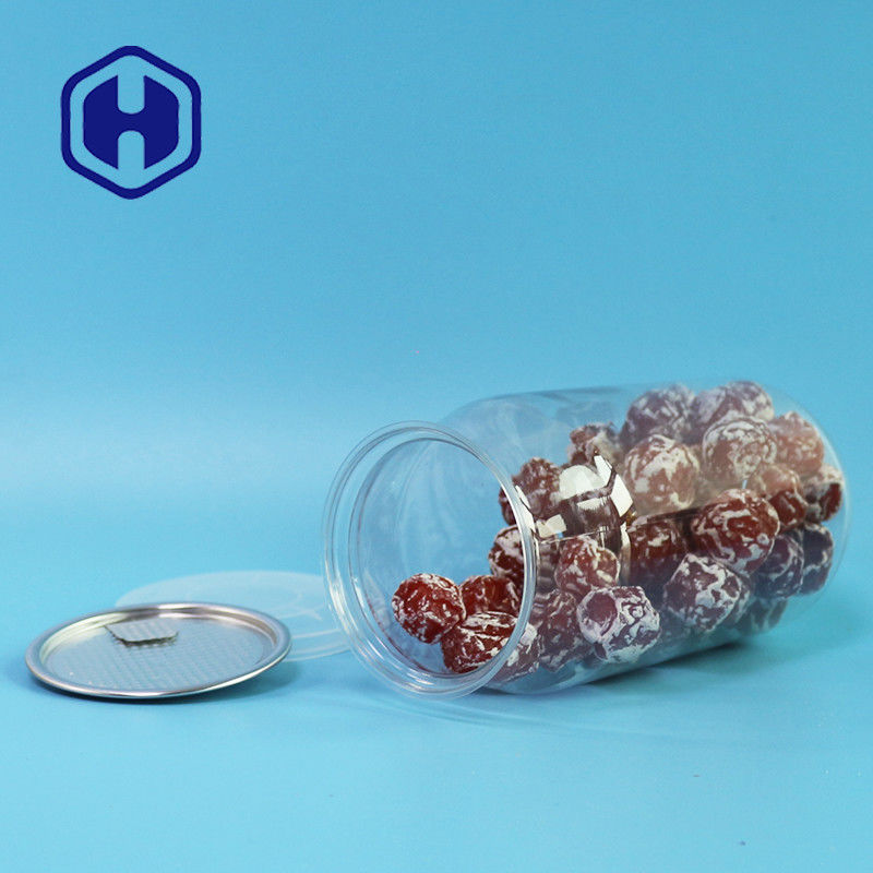 بسته بندی قوطی پلاستیکی PET 211# 720 میلی لیتری هواگیر با درپوش پلی اتیلن با انتهای باز آسان