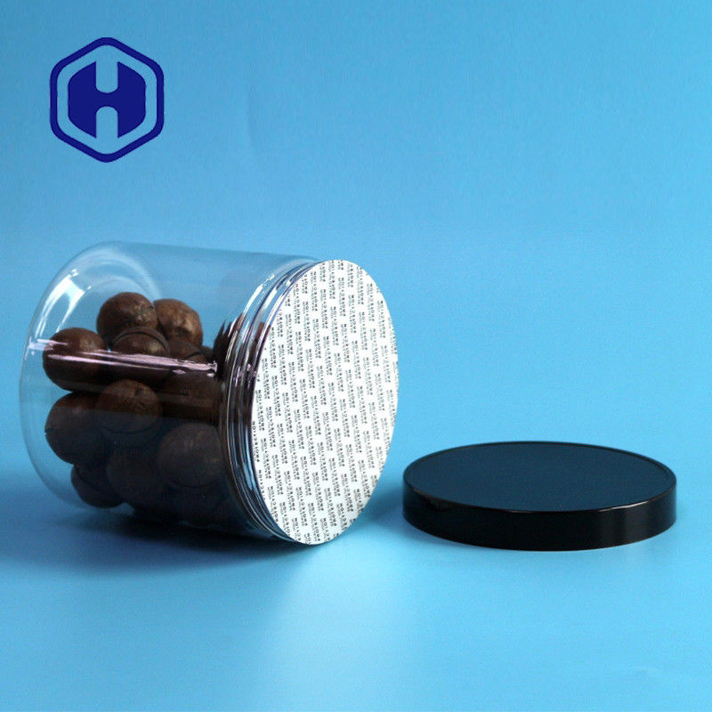 قوطی های پلاستیکی PET کنسرو شده با دهانه پهن 309# 740 میلی لیتری با درپوش پیچی Eoe آلومینیومی