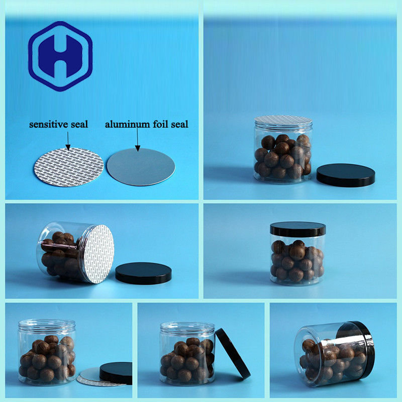 قوطی های پلاستیکی PET کنسرو شده با دهانه پهن 309# 740 میلی لیتری با درپوش پیچی Eoe آلومینیومی