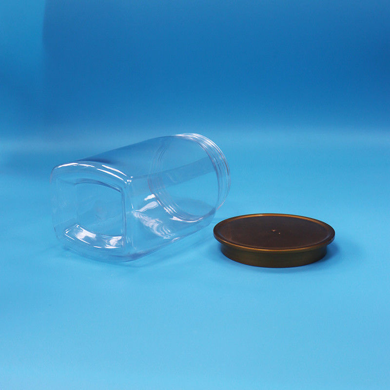 مواد غذایی کودک با کیفیت خوب پلاستیک شفاف PET ذخیره سازی مواد غذایی شیرینی کوکی قوطی مهر و موم