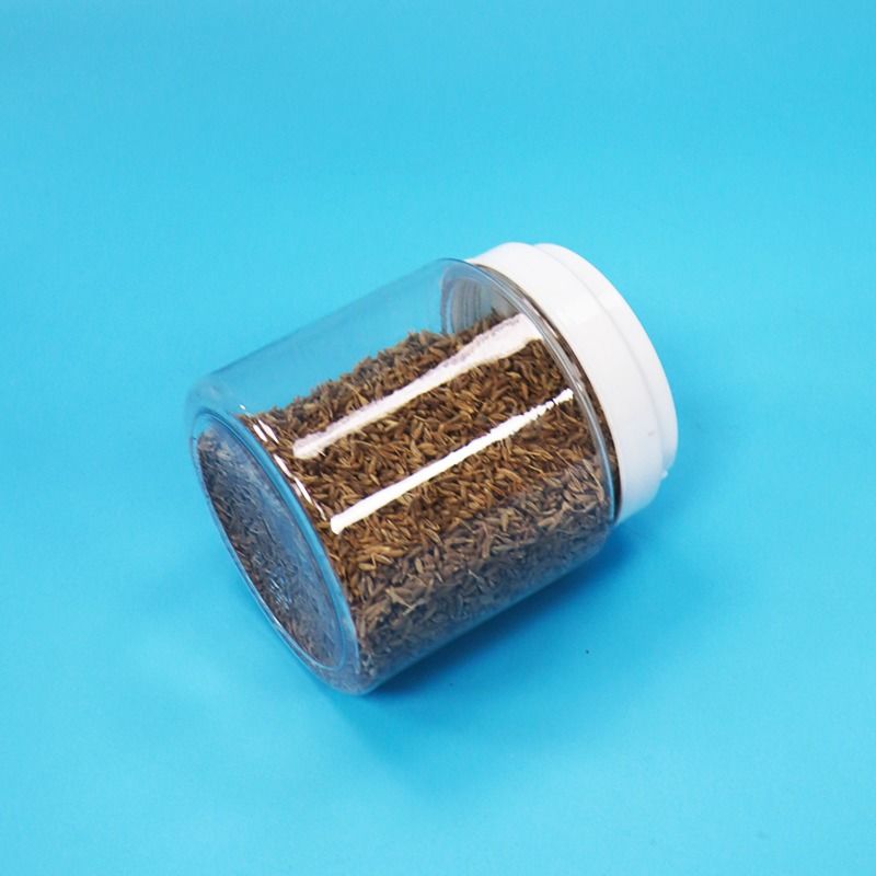 شیشه های پلاستیکی شفاف با درب پیچی آسان بازشو برای مواد غذایی کودک، دانه ها، آجیل، آب نبات