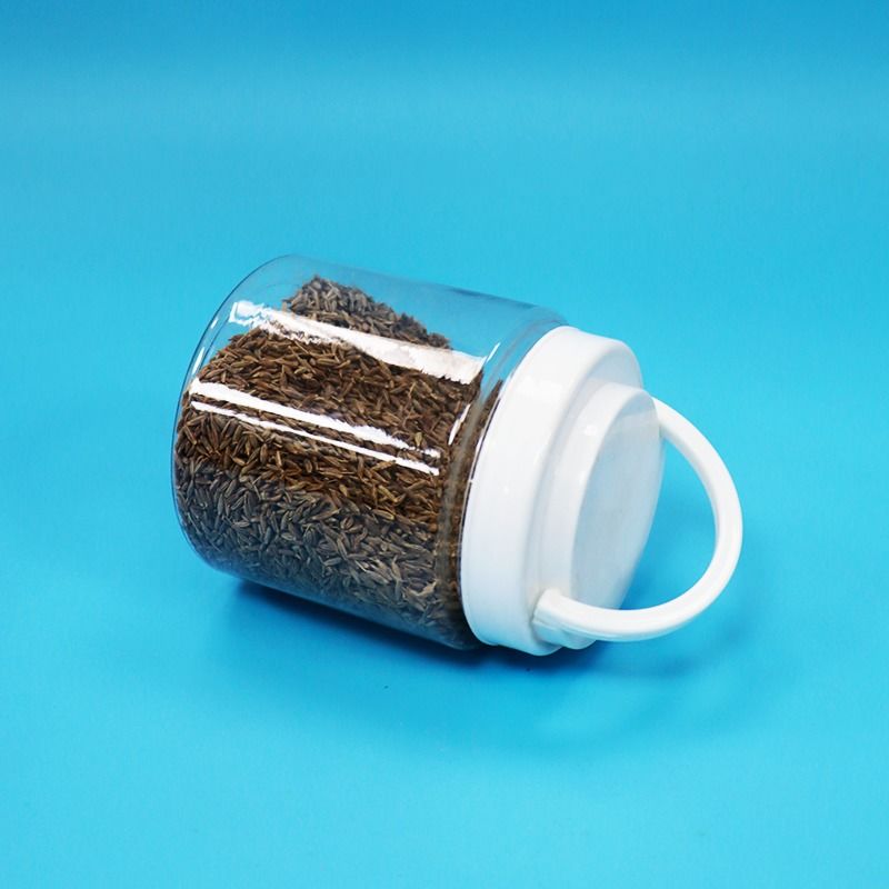 شیشه های پلاستیکی شفاف با درب پیچی آسان بازشو برای مواد غذایی کودک، دانه ها، آجیل، آب نبات