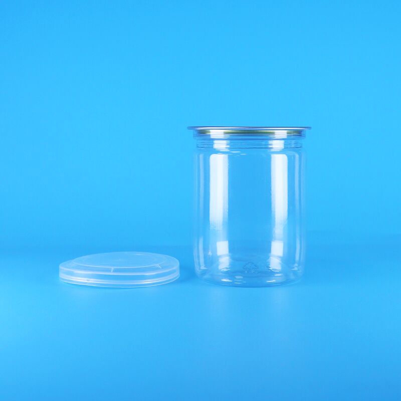 بادام زمینی ارگانیک وحشی جنگلی غذای خشک انتهای آسان باز شونده لوله پلاستیکی شفاف قوطی پاپ کورن