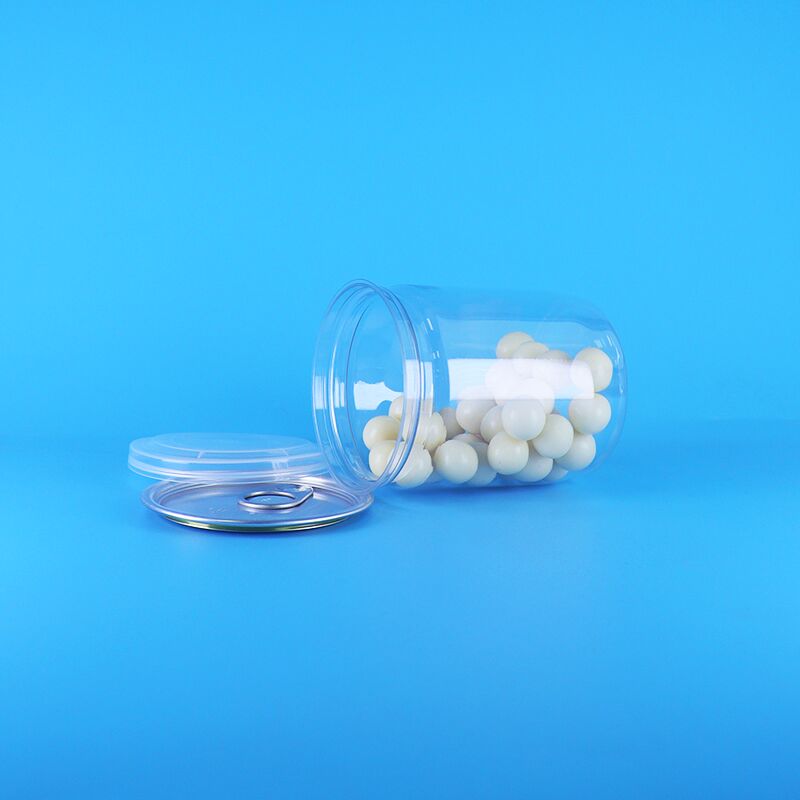 درپوش‌های آسان بازشونده، آجیل‌های ارگانیک جنگلی وحشی، غذای خشک، پلاستیک شفاف، قوطی‌های پاپ‌کورن PET