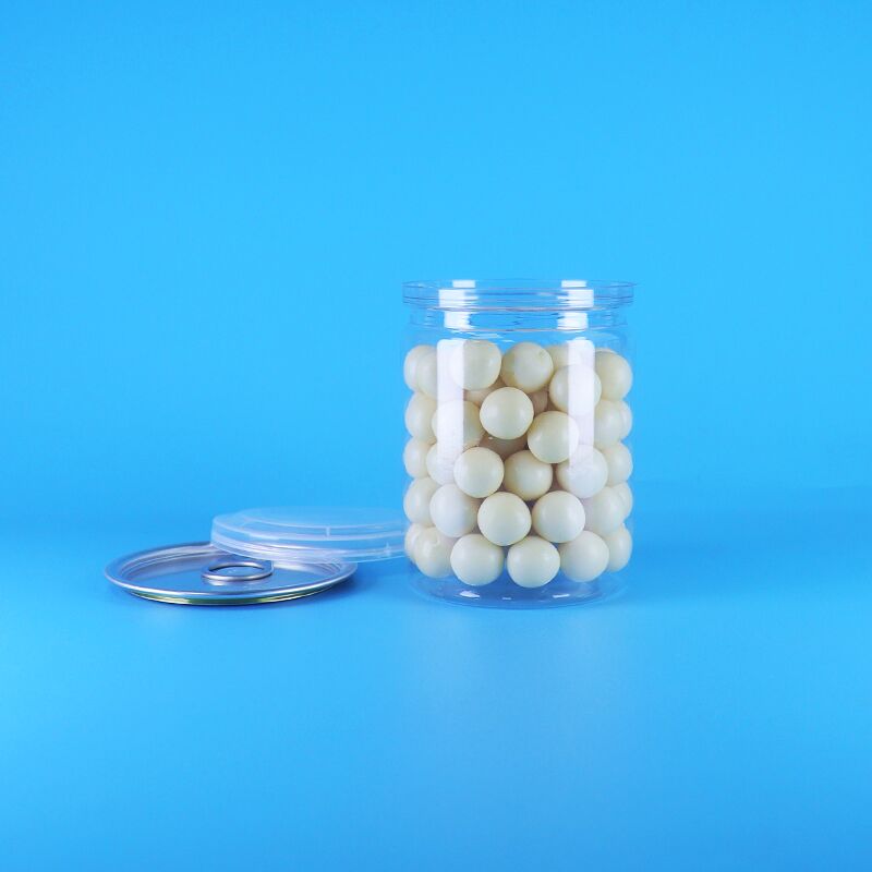 درپوش‌های آسان بازشونده، آجیل‌های ارگانیک جنگلی وحشی، غذای خشک، پلاستیک شفاف، قوطی‌های پاپ‌کورن PET