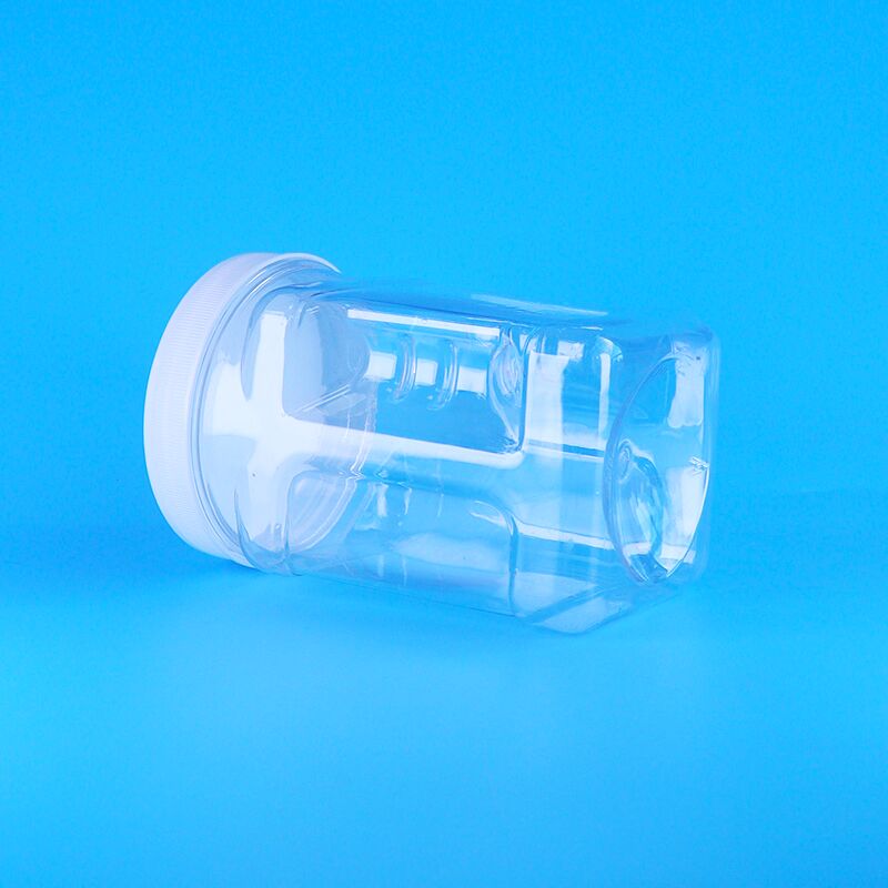 کوکی‌های کرنبری برش خورده ایمون، ماهی مرکب خشک شده، حیوان خانگی، پلاستیک شفاف، درپوش‌های پیچی، شیشه‌های دسته‌دار، مواد غذایی