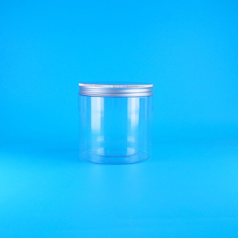 سیلندر آسان بسته بندی بسته بندی غذا قهوه شیرینی کوکی های چای گل رز شیشه پلاستیکی شفاف PET