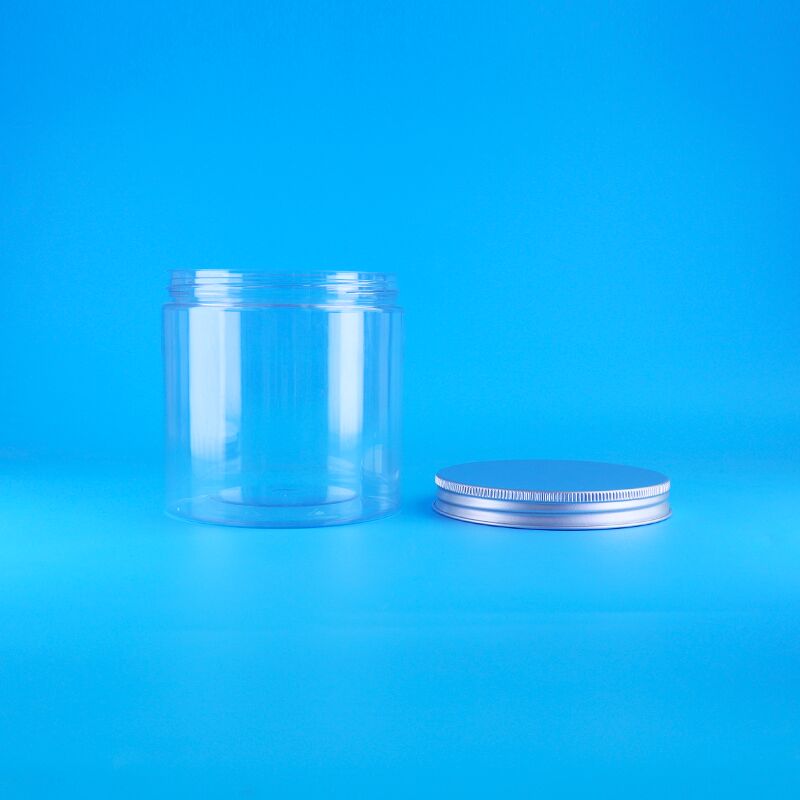 سیلندر آسان بسته بندی بسته بندی غذا قهوه شیرینی کوکی های چای گل رز شیشه پلاستیکی شفاف PET