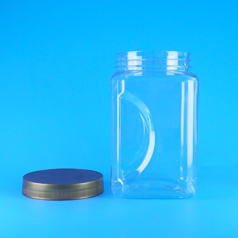 شکل مربع PET شفاف Brown پوشه پلاستیکی کوکی های درجه غذایی بادام شیشه میوه خشک شده