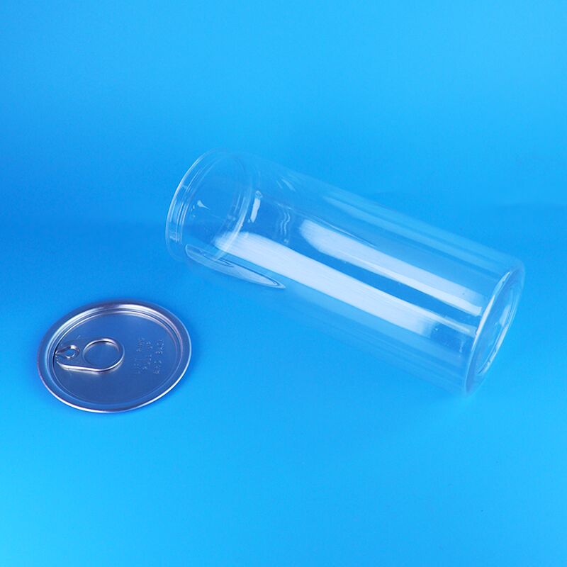 قوطی نوشیدنی PET بدون BPA با پوشش آسان و ظرفیت 520 میلی لیتر برای نوشیدنی ها و نوشابه